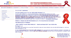 Desktop Screenshot of aidshilfe-stuttgart.de