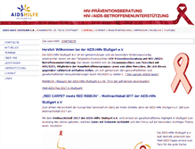 Tablet Screenshot of aidshilfe-stuttgart.de